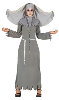 Immagine prodotto di Costume da suora posseduta da donna taglia M/L, taglia:M