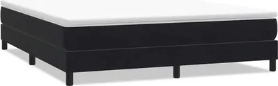 Immagine prodotto di Giroletto a Molle senza Materasso Nero 180x210 cm in Velluto