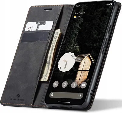 Produktbild von Spacecase Wallet Google Pixel 9 Pro XL schwarz