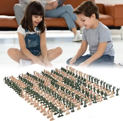 Zdjęcie produktu dla Żołnierz figurka akcji model sceny wojskowej plastikowa mini zabawka dla dzieci
