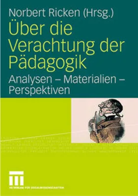 Obrázek produktu pro Über die Verachtung der Pädagogik