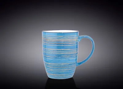 Zdjęcie produktu dla Kubek do kawy Wilmax, 460 ml, niebieski, porcelana, WL-669637/A