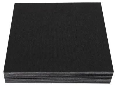 Obrázok produktu pre Samolepiace koberce – štvorcové podlahové dlaždice – 20 kusov – 50x50 cm – hrúbka 5 mm – protišmykové – umývateľné – čierna farba