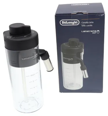 Image de Carafe à lait Delonghi LatteCrema HOT pour machine à café Magnifica Plus ECAM320 ECAM322