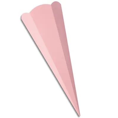 Produktbild von Schultüten-Zuschnitt 6-eckig, 68cm ROSA - Schultüten Rohling zum Basteln