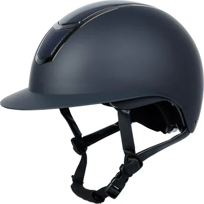 Image de Harry's Horse Casque Mont Blanc Brillant Bleu 56-58 cm Bleu 56-58 cm