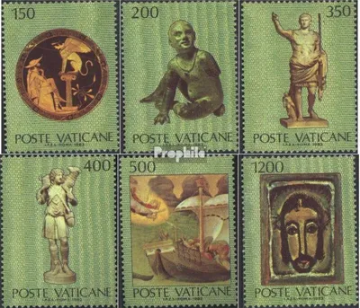 Produktbild von Briefmarken Vatikanstadt 1983 Mi 836-841 (kompl.Ausg.) postfrisch Kunstwerke