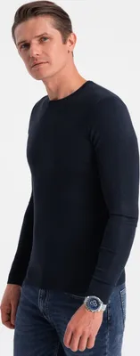 Obrázek produktu pro Ombre Clothing Pánský klasický svetr Pheselus navy L