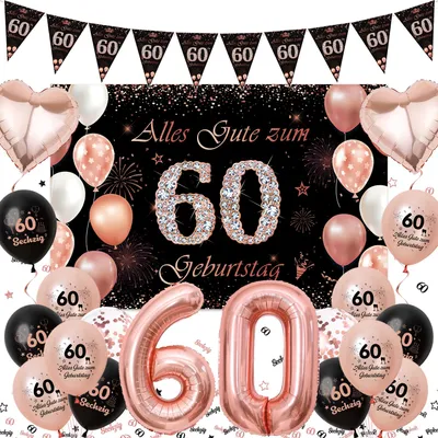 Productafbeelding van Verjaardagsdecoratieset - Met ballonnen, slingers en confetti - Voor decoratie - Meerdere kleuren