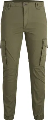 Produktbild von Jack & Jones 12141844, Fracht, Erwachsener, Grün, Baumwolle, Elasthan, Nicht bleichen, Natürliche Trocknung