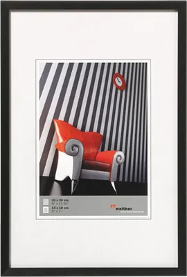 Produktbild von Walther, AJ318B,Chair Alurahmen 013X018 SCHWARZ