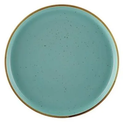 Image de METRO PROFESSIONAL, assiette, modèle Noromi, diamètre 25,2 cm, porcelaine, bleu, lot de 4