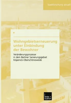 Obrázok produktu pre Wohngebietserneuerung unter Einbindung der Bewohner