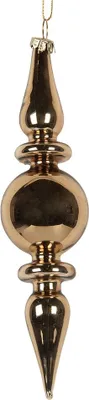Image de Clayre & Eef Boule de Noël Ø 5x19 cm Verre doré