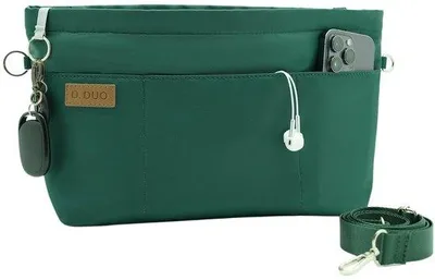 Produktbild von Wasserfest Nylon-Tasorganizer mit verstellbarer Riemenlänge, grün, mittel