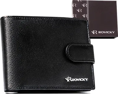 Produktbild von Rovicky Portemonnaie aus Leder für Männer Xihn schwarz One size