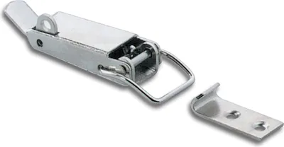 Produktbild von Kistenverschluss absperrbar 102x23, Stahl vernickelt