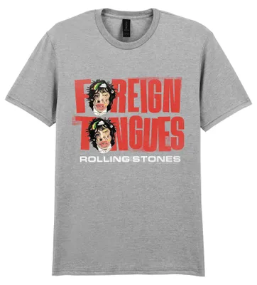 Produktbild von Rolling Stones Foreign Tongues Art Two Heads T-Shirt