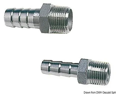 Immagine prodotto di Raccordo per tubo flessibile con filettatura esterna 1"1/4 x 38 mm , 1 pezzo
