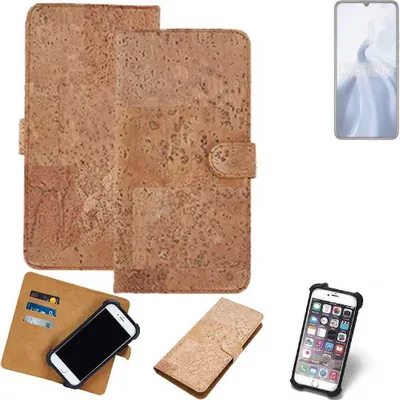 Produktbild von K-S-Trade Hülle kompatibel mit Oukitel C51  Kork Handyhülle Cover  Schutzhülle TPU Case Bumper in Hellbraun, (1x)