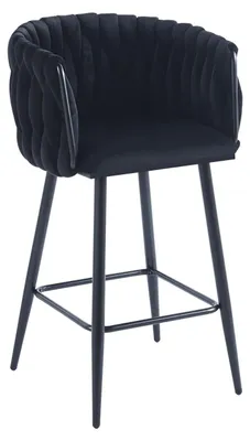 Obrázek produktu pro Designová barová židle ZULIMARA - černá