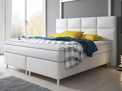 Produktbild von Inter Handels Boxspringbett Miami, 180x200, Weiß