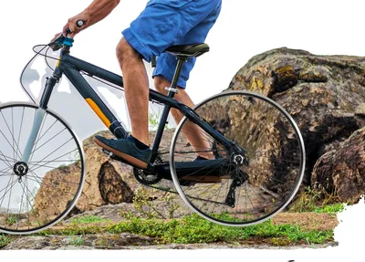 Immagine prodotto di Set di ruote per mountain bike, alluminio leggero, freno a disco resistente, nero