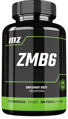 Produktbild von ZMB6 120 Kapseln - Magnesiumcitrat 110 mg, Zink 5 mg und Vitamin B6