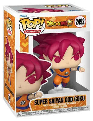 Produktbild von Funko Pop! Animation: Dragon Ball Super - Super Saiyan God Goku #2492