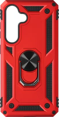Produktbild von Avizar, Hybrid Schutzhülle für Samsung Galaxy S24 / S25, Ring-Halterung, Rot
