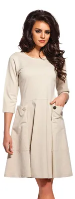Produktbild von Lemoniade Damen modisches Winter- / Herbstkleid Langarm ( EU) mit ausgefa