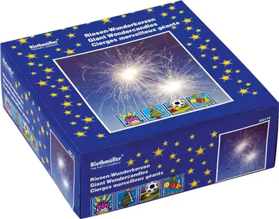 Produktbild von Riesenwunderkerzen 10 Stück, Höhe 30 cm