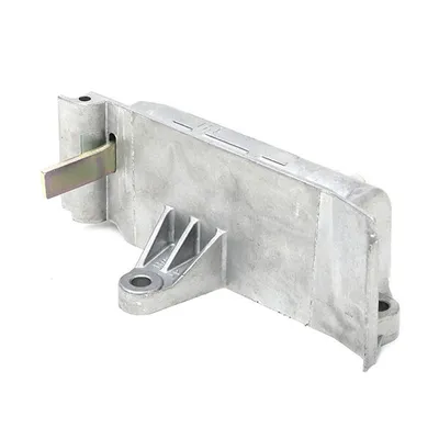 A metal mechanical part, likely a bracket or mount, shown against a white background.