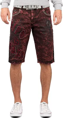 Produktbild von Cipo & Baxx Herren Shorts CK207 Bordeaux W32