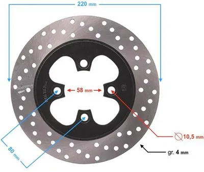Image de Disque de frein arrière pour Classic 125 à injection d'essence
