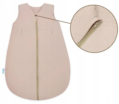 Produktbild von Ankras Musselin-Schlafsack Ganzjahres-Babykleidung Größe 56/62