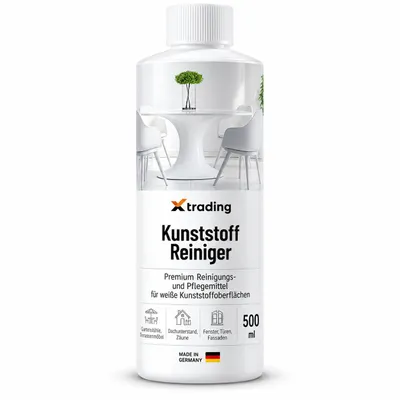 Produktbild von X-trading Kunststoffreiniger 500 ml für weiße PVC-Oberflächen & Fensterrahmen, KI-generiertes Bild