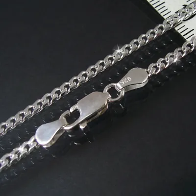 Produktbild von Silberkette Kette Panzerkette 925 Silber 2,8mm Niklarson 55cm 13528-55