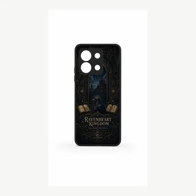 Productafbeelding van Xiaomi Redmi Note 13 Pro 5G hoesje, telefoonhoesje, beschermhoes met ravenhartmotief – LUNØIR ©