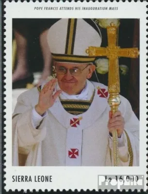 Produktbild von Briefmarken Sierra Leone 2013 Mi 5762 (kompl.Ausg.) postfrisch Wahl von Papst Franziskus