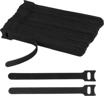 Produktbild von Famanu Kabelbinder Set 100 Stück - Wiederverwendbar, Stark, Schwarz
