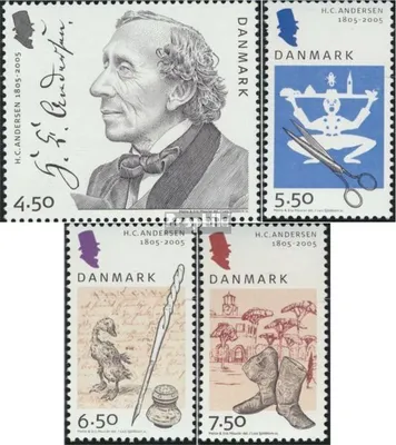 Produktbild von Briefmarken Dänemark 2005 Mi 1396-1399 (kompl.Ausg.) postfrisch Andersen