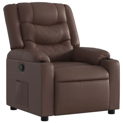 Image de Fauteuil Relax Marron Similicuir