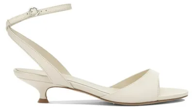 Image de AEYDE sandales à talons en cuir femme blanches - 37.5