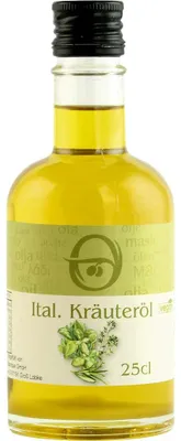 Produktbild von Olive-Italienische-Kräuter Würz-Öl hausgemacht Vegan 250ml