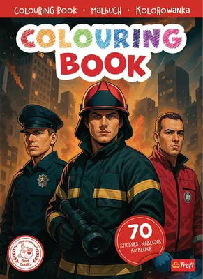 Image de Services. Livre de coloriage avec des autocollants