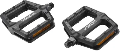 Produktbild von Voxom MTB Flat Pedale Pe24 schwarz Kunststoff-Körper.