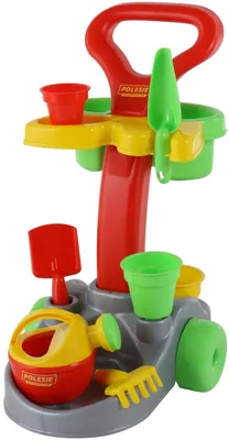 Produktbild von Polesie Kinder Gärtnerwagen Set Trolley mit Zubehör