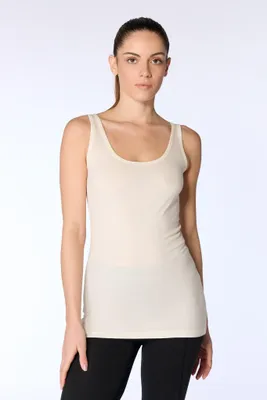 Produktbild von Basic Tanktop aus atmungsaktiver Baumwolle in Jersey-Qualität