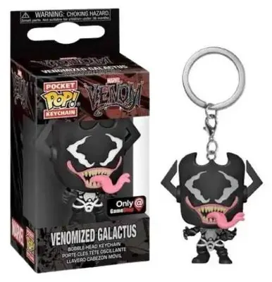 Imagen del producto de Llavero Funko Pocket. Marvel: Venom - Galactus "Venomizado". Edición exclusiva de GameStop